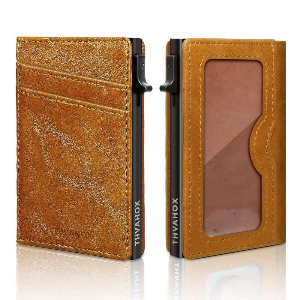 3929 Pop Up Wallet - RFID Blocking, Stealth Leather Wallet, Smart ID &